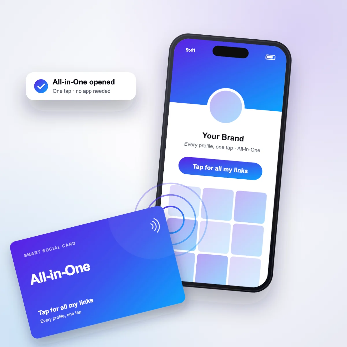 Tapping the All-in-One card opens All-in-One